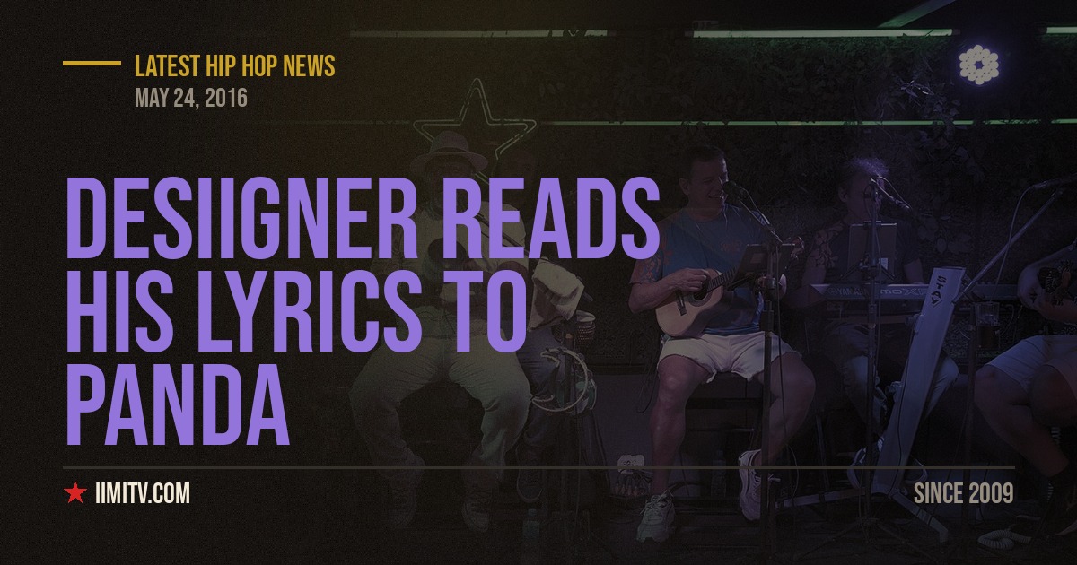 Desiigner Reads his Lyrics to “Panda”