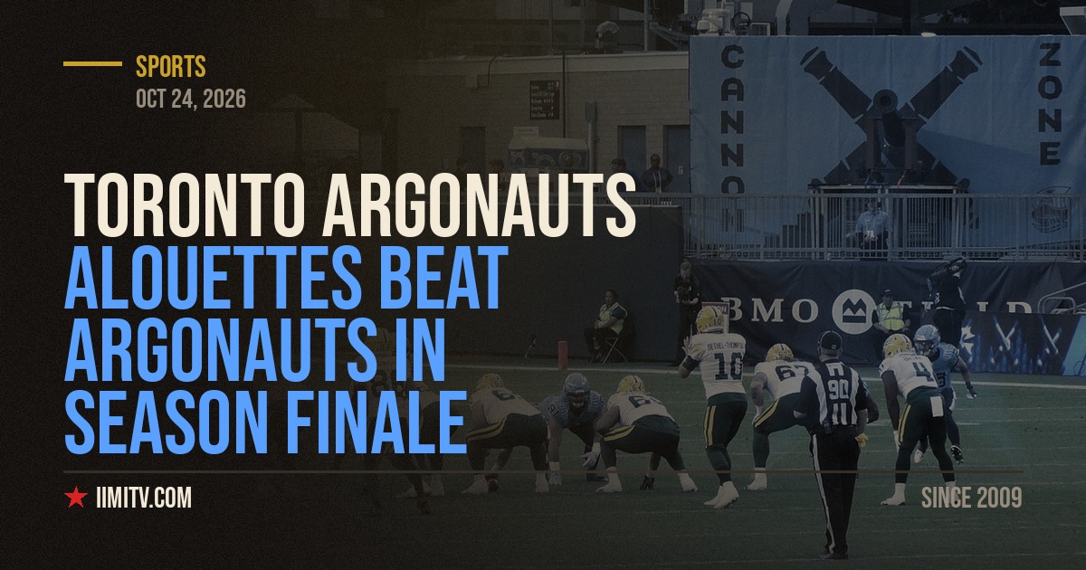 Alouettes Beat Argonauts In Season Finale