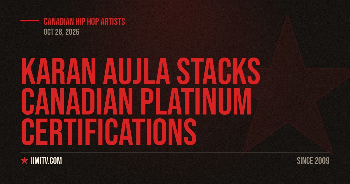 Karan Aujla Stacks Canadian Platinum Certifications