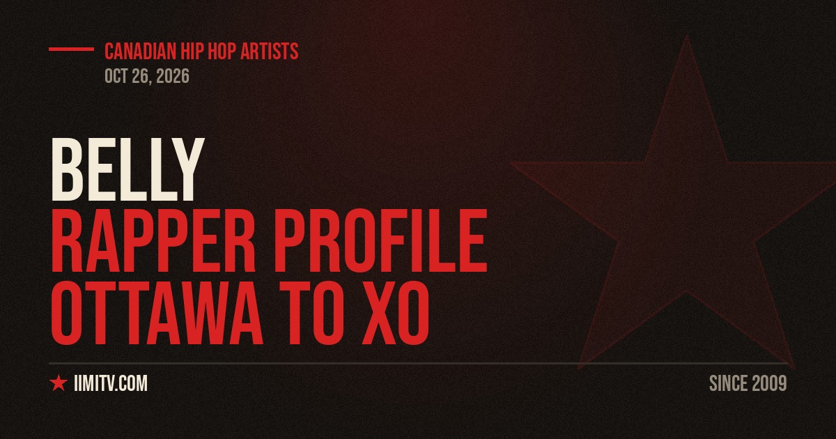 Belly Rapper Profile Ottawa To XO