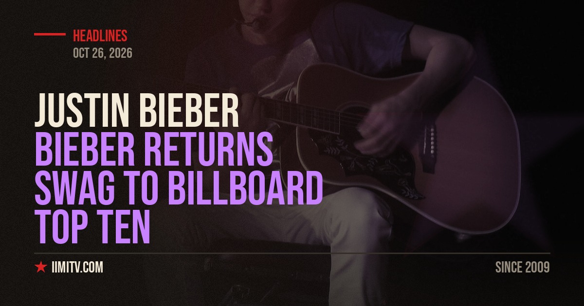 Bieber Returns Swag To Billboard Top Ten