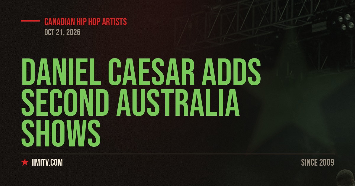 Daniel Caesar Adds Second Australia Shows