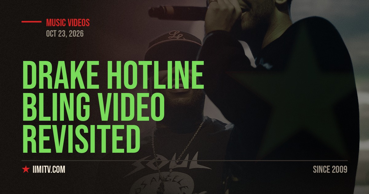 Drake Hotline Bling Video Revisited