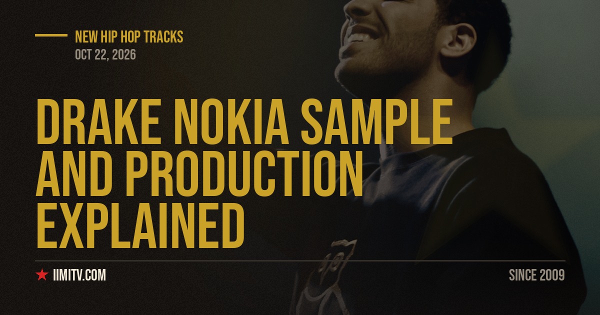 Drake NOKIA Sample And Production Explained