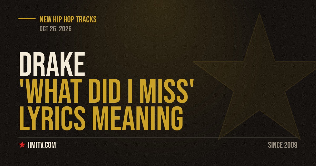 Drake ‘What Did I Miss’ Lyrics Meaning