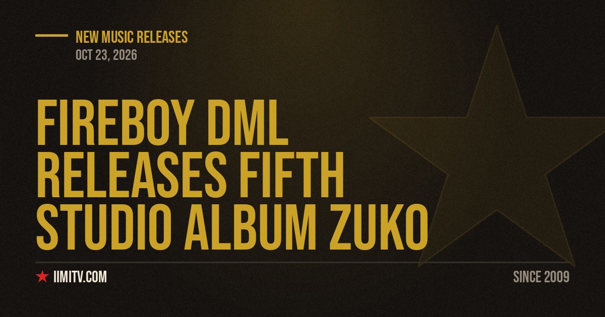 Fireboy DML Releases Fifth Studio Album ZUKO
