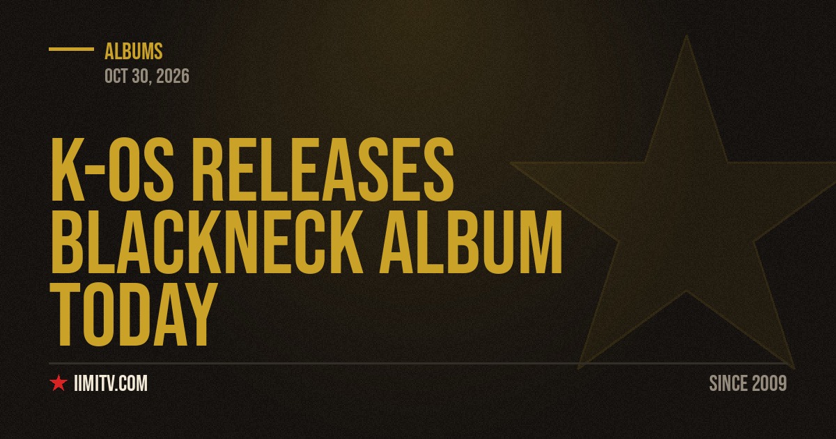 k-os Releases BLackneck Album Today