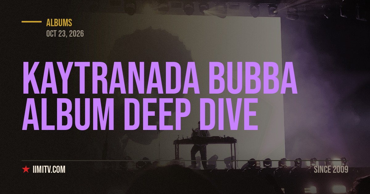 Kaytranada Bubba Album Deep Dive