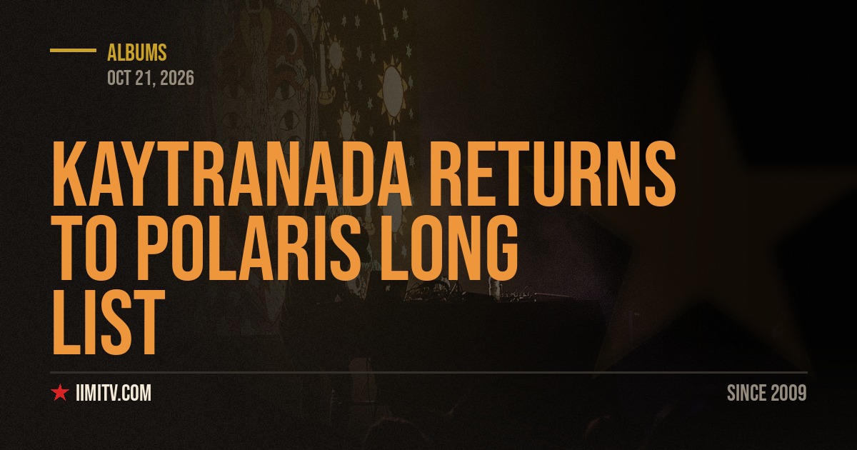 Kaytranada Returns To Polaris Long List
