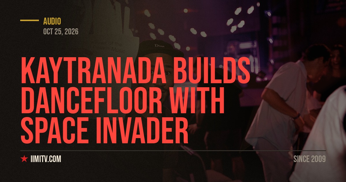 Kaytranada Builds Dancefloor With Space Invader