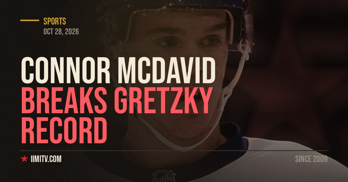 McDavid Breaks Gretzky Record In Oilers Shutout Win