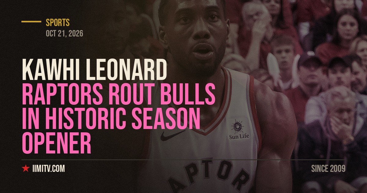 Raptors Rout Bulls In Historic Season Opener