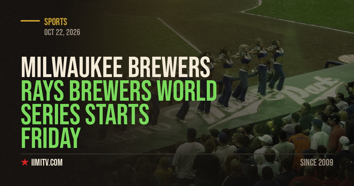 Rays Brewers World Series Starts Friday