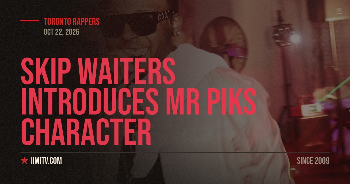 Skip Waiters Introduces Mr Piks Character