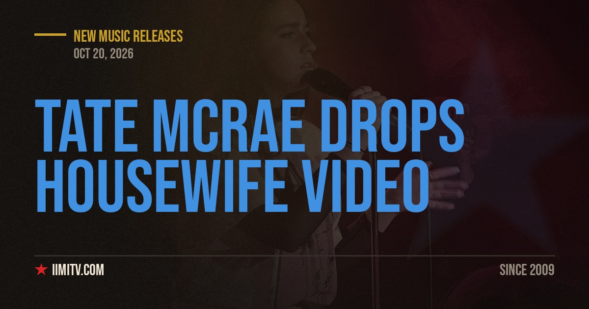 Tate McRae Drops Housewife Video