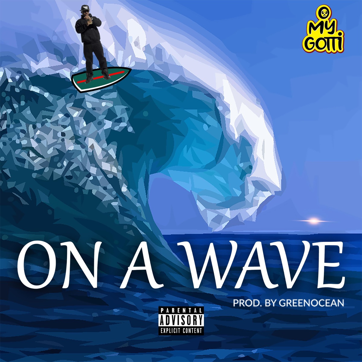 Omygotti, On a Wave single artwork